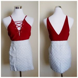 🎀BOGO FREE🎀 NWT Abercrombie grey skirt